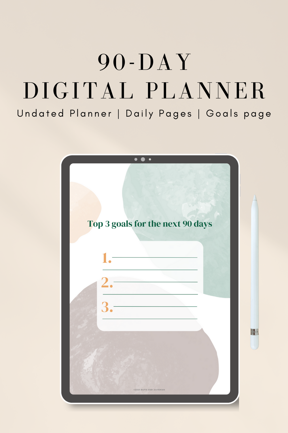 90-Day Digital Planner